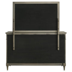 Alderwood 9-drawer Dresser with Mirror French Grey - 223123M