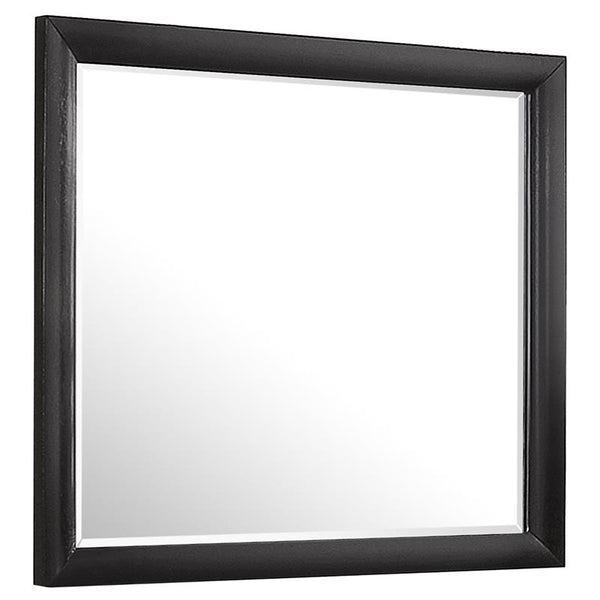 Briana Rectangle Dresser Mirror Black - 200704