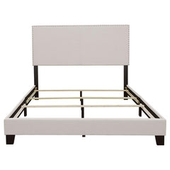 Boyd Upholstered Full Panel Bed Ivory - 350051F