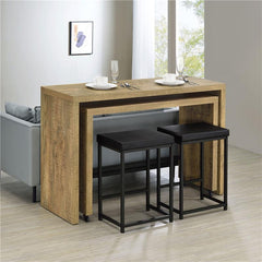 Davista 4-piece Multipurpose Counter Height Table Set Mango Brown - 182704