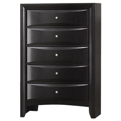 Briana 5-piece Queen Bedroom Set Black - 200701Q-S5
