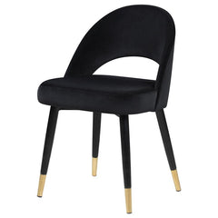 Lindsey Arched Back Upholstered Side Chairs Black (Set of 2) - 193562