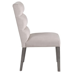 Carla Upholstered Dining Side Chair Stone (Set of 2) - 106683