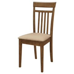 Robles 5-piece Dining Set Chestnut and Tan - 150430