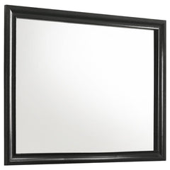 Miranda Rectangular Dresser Mirror Black - 206364