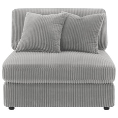 Blaine Upholstered Reversible Chaise Sectional Sofa Fog - 509900-SET