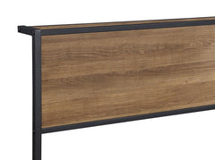 Ricky Metal Twin Panel Bed Light Oak - 302144T