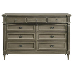 Alderwood 9-drawer Dresser French Grey - 223123