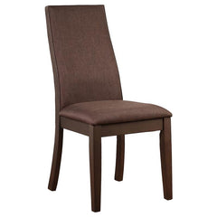 Spring Creek 5-piece Dining Room Set Natural Walnut and Chocolate Brown - 106581-S5