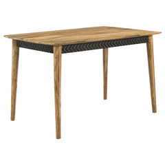 Partridge 7-piece Rectangular Counter Height Dining Set Natural Sheesham and Espresso - 110578-S7E