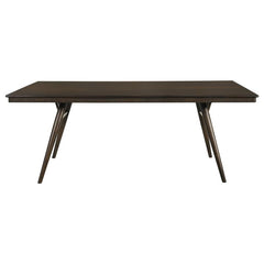 Wes Rectangular Dining Table Dark Walnut - 115271