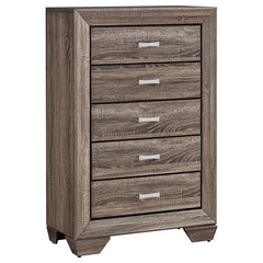 Kauffman 5-piece Queen Bedroom Set Washed Taupe - 204190Q-S5