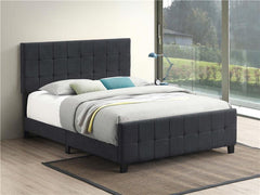 Fairfield Upholstered Queen Panel Bed Dark Grey - 305953Q