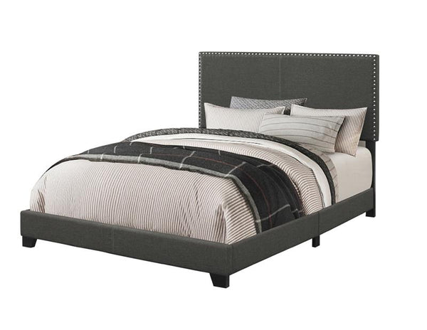 Boyd Upholstered Full Panel Bed Charcoal - 350061F