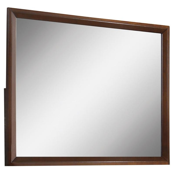 Serenity Rectangle Dresser Mirror Rich Merlot - 201974