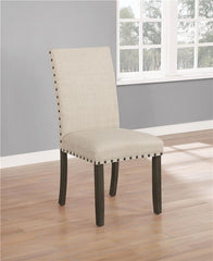 Ralland Upholstered Side Chairs Beige and Rustic Brown (Set of 2) - 193132