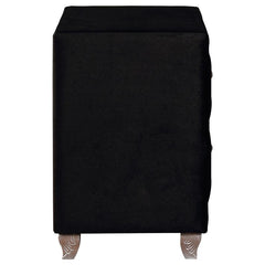 Deanna 2-drawer Rectangular Nightstand Black - 206102