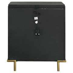 Arini 3-drawer Nightstand Black - 224332