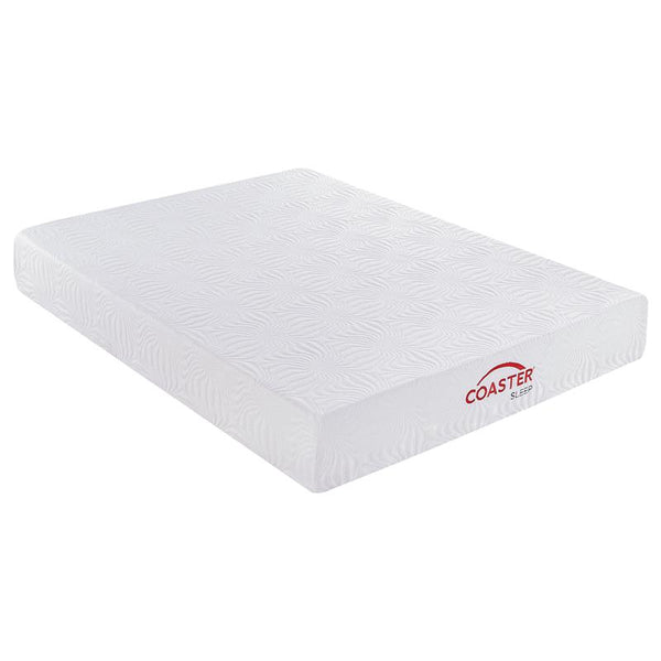 Keegan 8" Full Memory Foam Mattress White - 350063F
