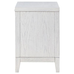 Marielle 2-drawer Nightstand Bedside Table Distressed White - 224842