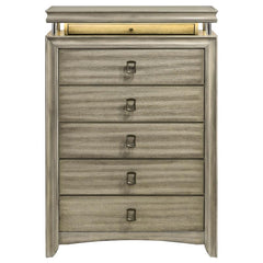 Giselle 6-drawer Bedroom Chest Rustic Beige - 224395