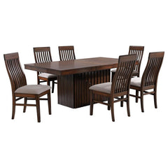 Briarwood 7-piece Rectangular Dining Set with Removable Extension Leaf Mango Oak - 182991-S7