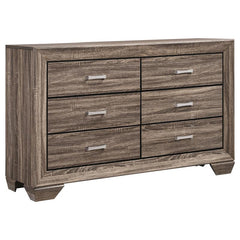 Kauffman 5-piece California King Bedroom Set Washed Taupe - 204191KW-S5