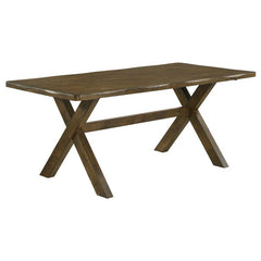 Alston Dining Room Set Knotty Nutmeg and Brown - 106381-S6