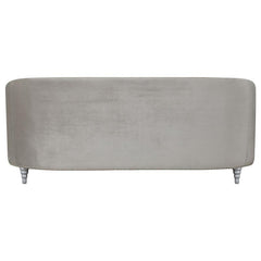 Avonlea Upholstered Sloped Arm Sofa Grey Velvet - 508461