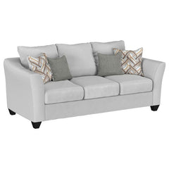 Salizar 2-piece Upholstered Flared Arm Sofa Set Sand - 508581-S2