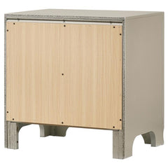 Salford 2-drawer Nightstand Metallic Sterling - 222722