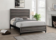 Watson Wood California King Panel Bed Grey Oak - 212421KW