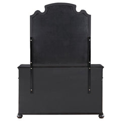 Celina 9-drawer Dresser with Mirror Black - 224763M