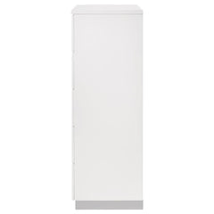 Felicity 5-drawer Chest Glossy White - 203505