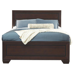 Kauffman Wood Queen Panel Bed Dark Cocoa - 204391Q