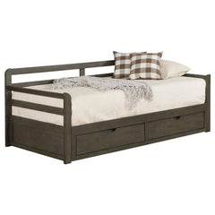 Sorrento 2-drawer Twin XL Daybed with Extension Trundle Grey - 305706