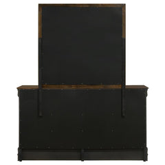 Louis Philippe 6-drawer Dresser with Mirror Cappuccino - 202413M