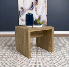Lynette Square Engineered Wood End Table Mango - 704127