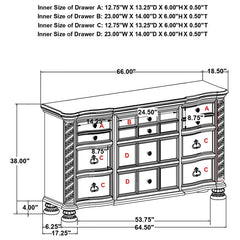 Emmett 5-piece California King Bedroom Set Walnut - 224441KW-S5