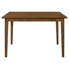 Robles 5-piece Dining Set Chestnut and Tan - 150430