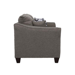 Salizar Upholstered Flared Arm Loveseat Charcoal Grey - 506022