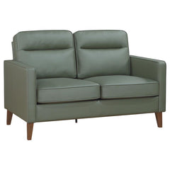 Jonah 3-piece Upholstered Track Arm Sofa Set Green - 509654-S3