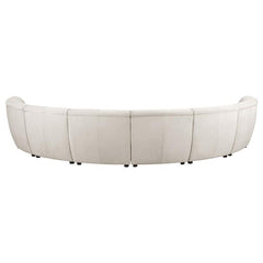 Charlotte 8-piece Upholstered Modular Sectional Sofa Ivory - 551300