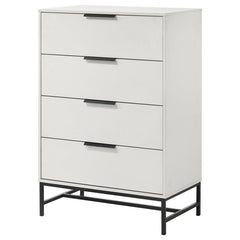 Sonora 4-drawer Bedroom Chest White - 224865