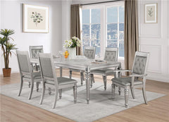 Bling Game Open Back Arm Chairs Metallic (Set of 2) - 106473