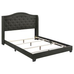 Sonoma Upholstered Queen Wingback Bed Grey - 310072Q