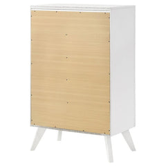 Janelle 5-drawer Bedroom Chest White - 223655