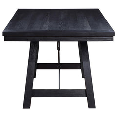 Newport 5-piece Rectangular Trestle Table Dining Set Black - 108141-S5