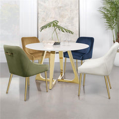 Mayette Parsons Wingback Dining Side Chairs Cognac (Set of 2) - 107582