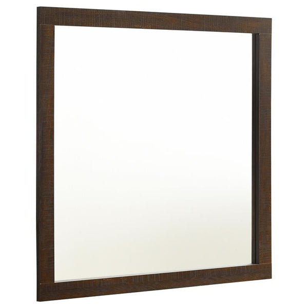 Edmonton Dresser Mirror Rustic Tobacco - 204354